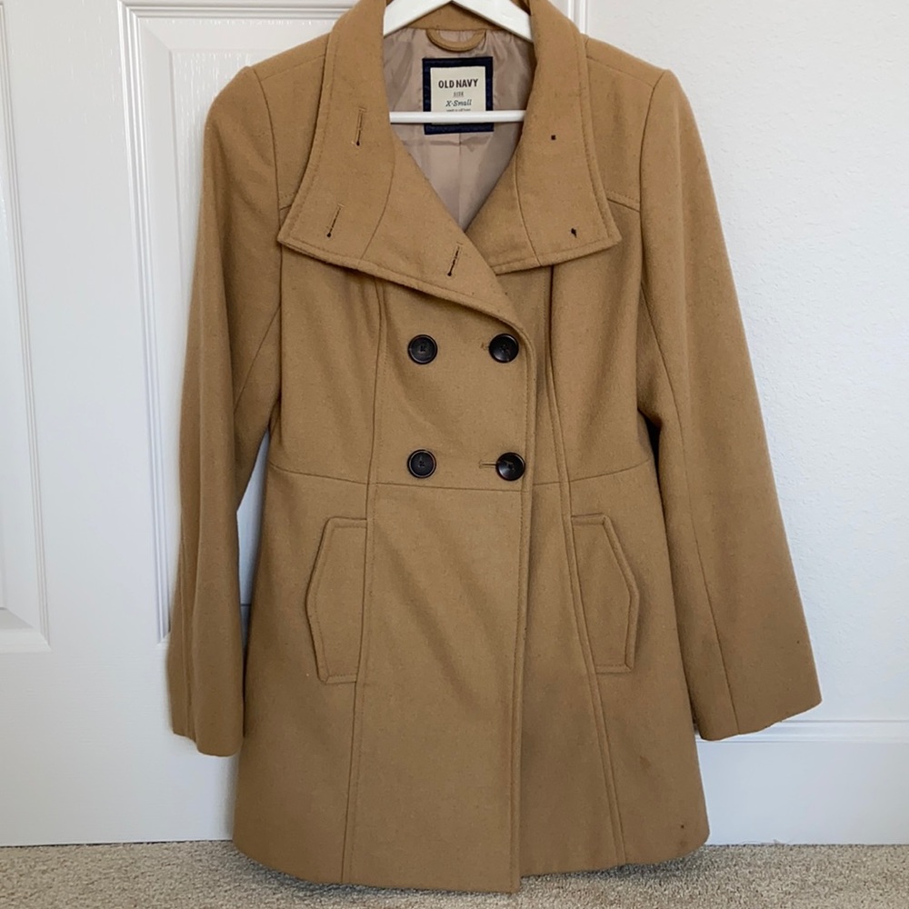 Camel Pea Coat